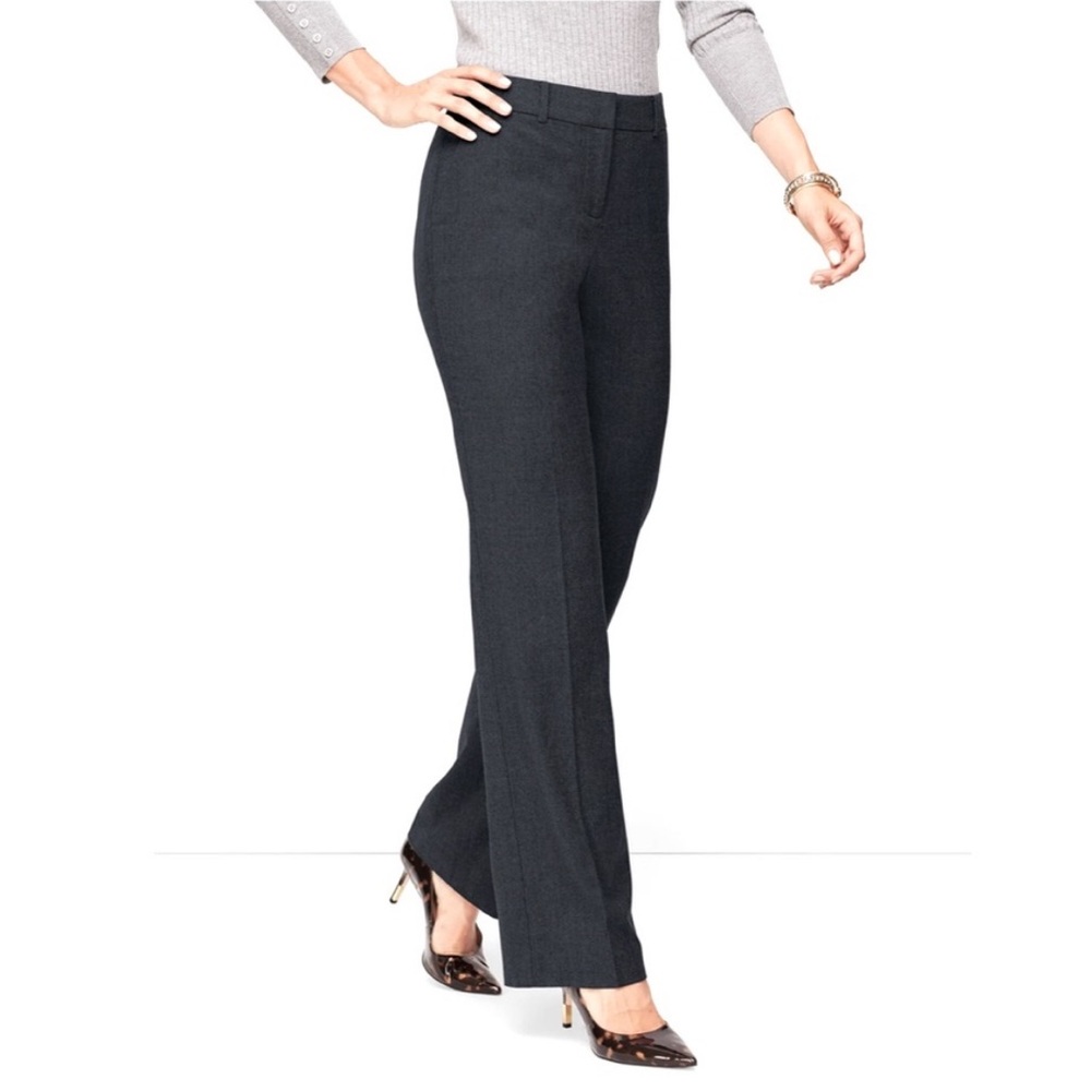 TALBOTS♨️Luxe Wool Black Windsor Curvy Fit Pants